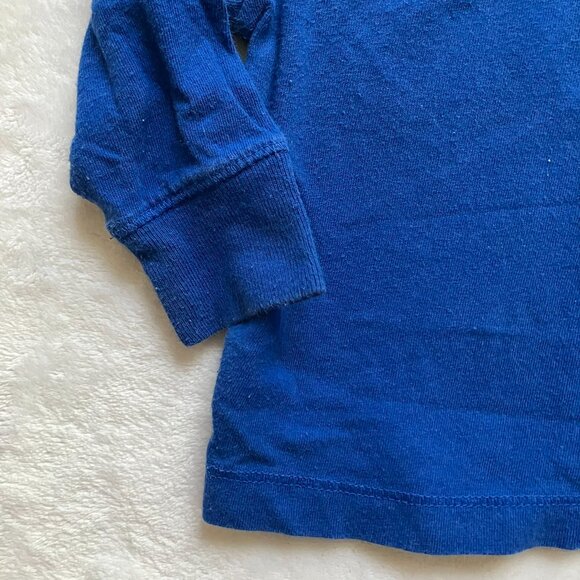 Old Navy Baby Long Sleeve T-Shirt 12-18M | Blue Yellow GUC - Picture 11 of 13